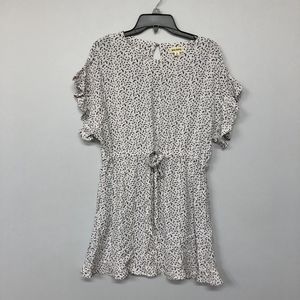 Rag Poets Women Short Sleeve Mini Dress Size Medium Viscose Blend M053 -23
